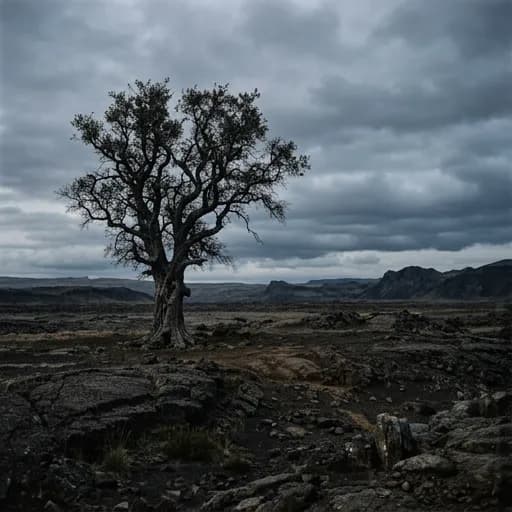 basalt catalog styling — Ancient Shadows in Stone Tones