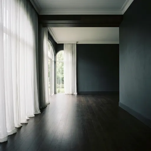 white catalog styling — Haunting Monochrome Domestic Atmosphere