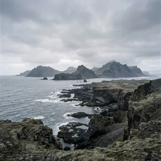 dove catalog styling — Ashen Islands at Rest