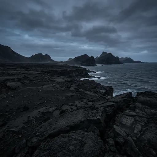 matte black catalog styling — Desolate Ashen Wilderness