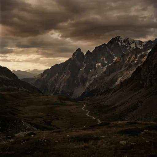 espresso catalog styling — Rugged Alpine Wilderness Tones