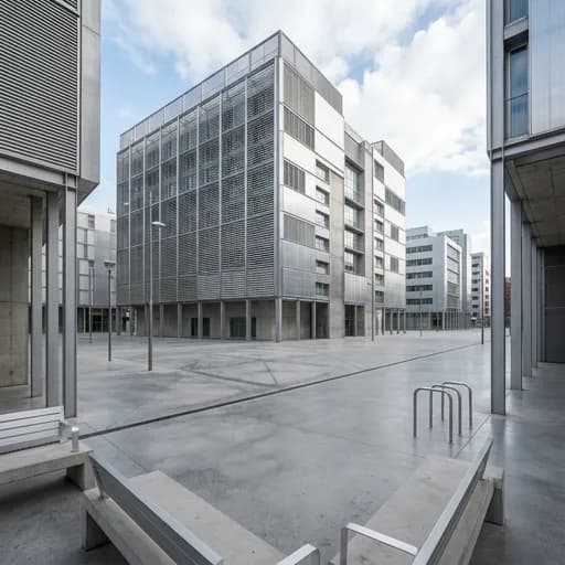 aluminum catalog styling — Urban Metallic Cityscape Vibes