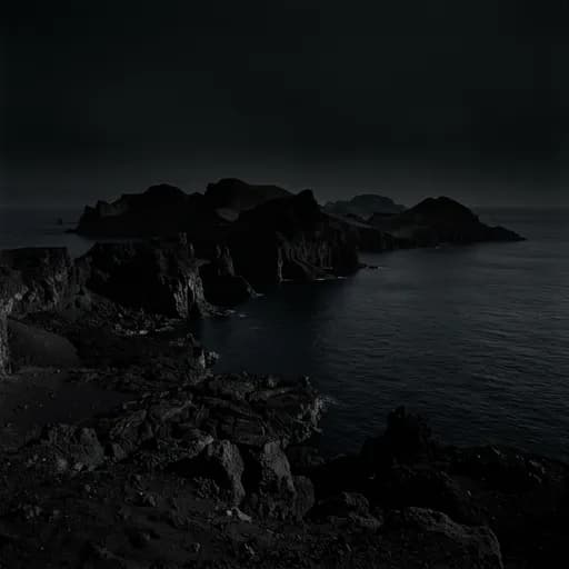 pitch black catalog styling — Desolate Obsidian Isles
