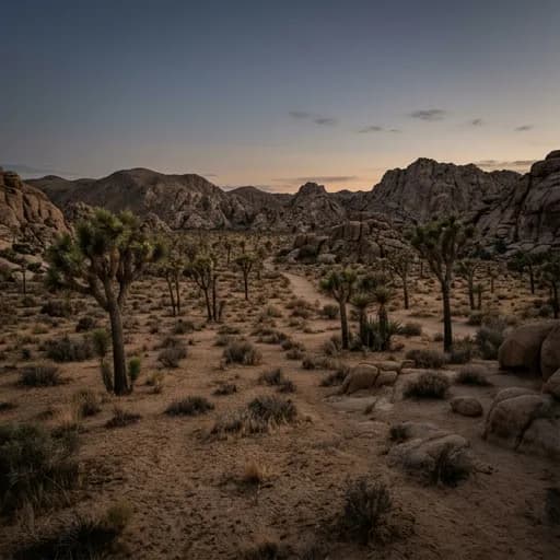 dark beige catalog styling — Arid Desert Twilight Solitude