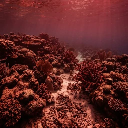 coral catalog styling — Crimson Depths Below