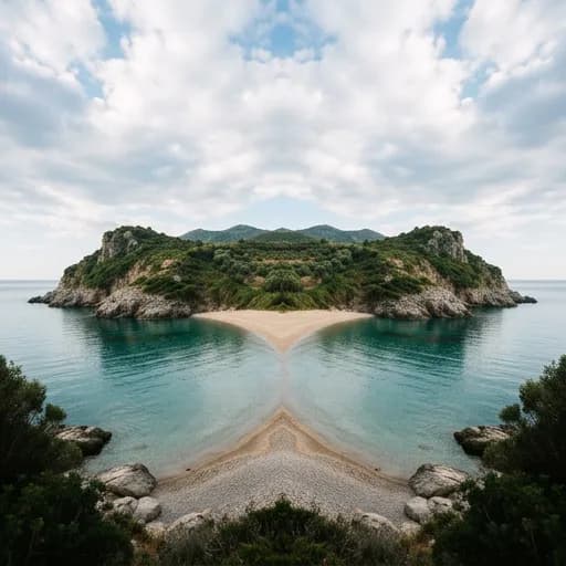 breen catalog styling — Serene Coastal Symmetry