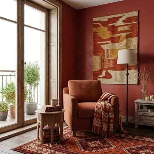 carnelian catalog styling — Warm Eclectic Interior Vibes