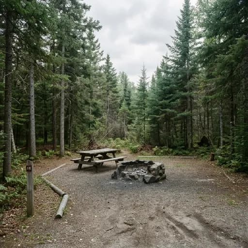 light grey catalog styling — Misty Morning Wilderness Solitude