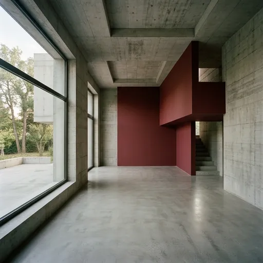 bordeaux catalog styling — Dark Concrete Moody Interior