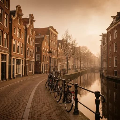 orange catalog styling — Warm Dutch Streets Await