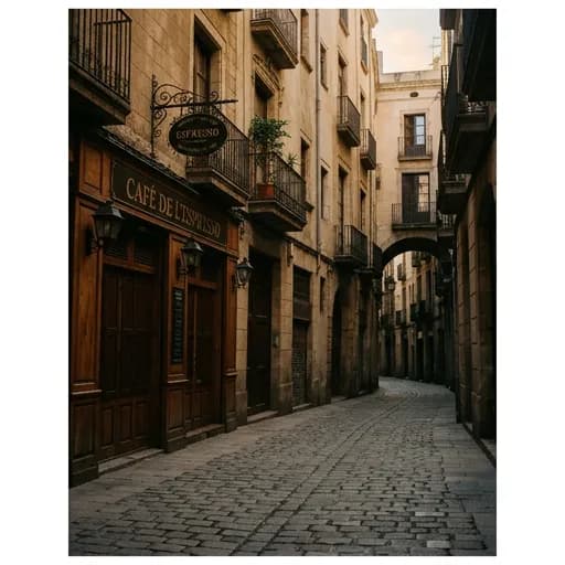 espresso catalog styling — Warm Urban European Atmosphere